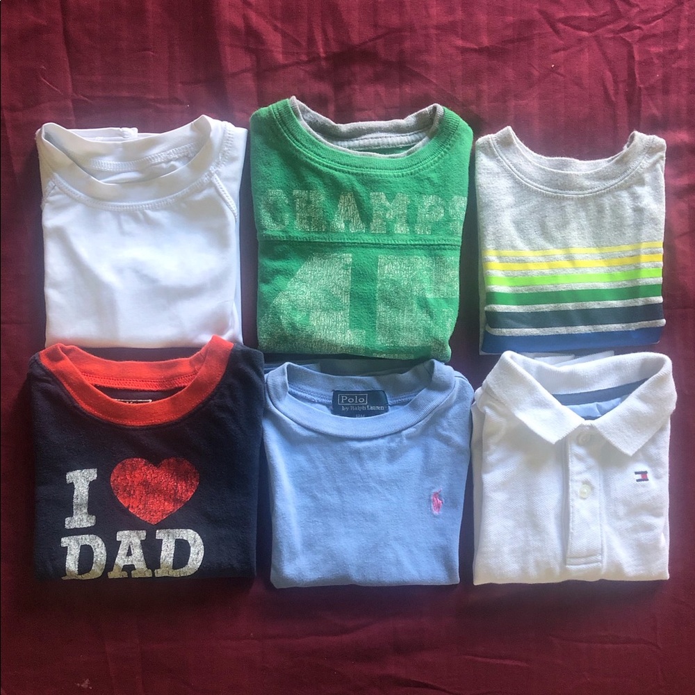 Lot of 18m baby boy short sleeve shirts